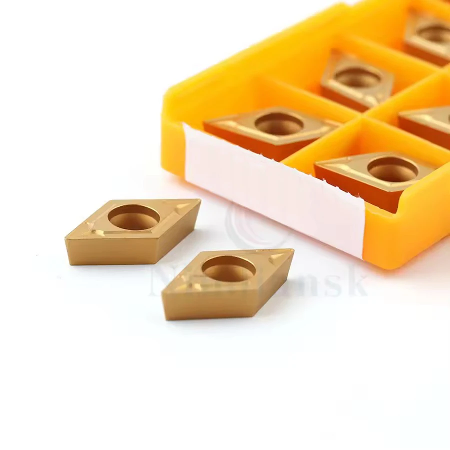مخرطة CNC DCMT11T304 DCMT11T308 CNC كربيد تحول إدراج بالقطع مركز DCMT سلسلة أداة تحول داخلية المعين مملة شفرة