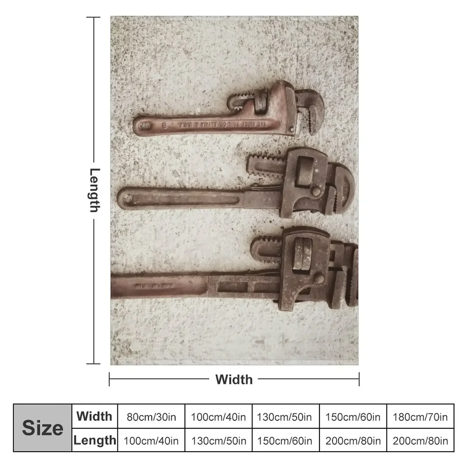 Pipe Wrench Trio Throw Blanket warm for winter Giant Sofa Decorative Sofas Blankets