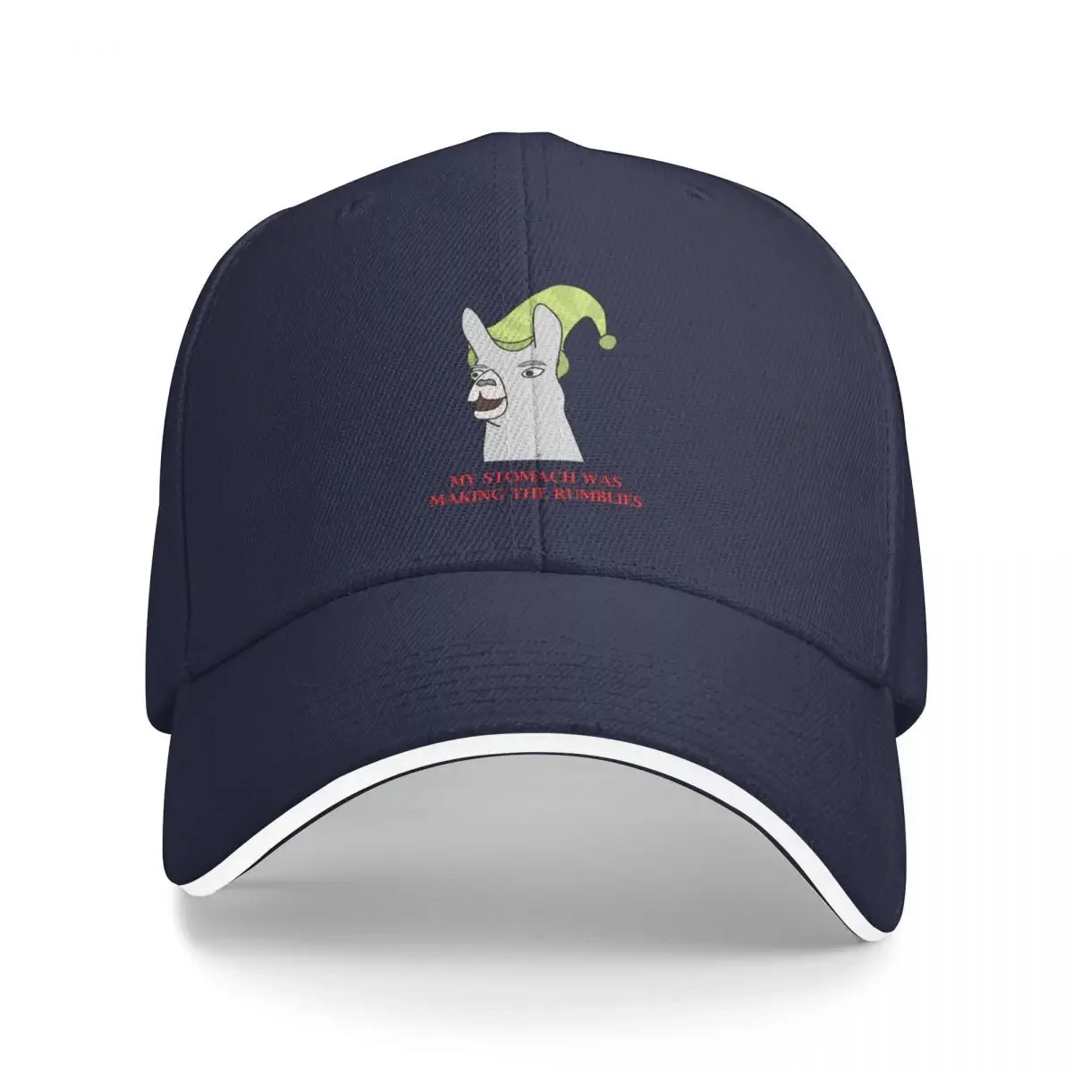 

Llamas with Hats - "My stomach was making the rumblies" Baseball Cap Beach Hat Caps Hat Luxury Brand Sun Cap Cap Men'S Women'S