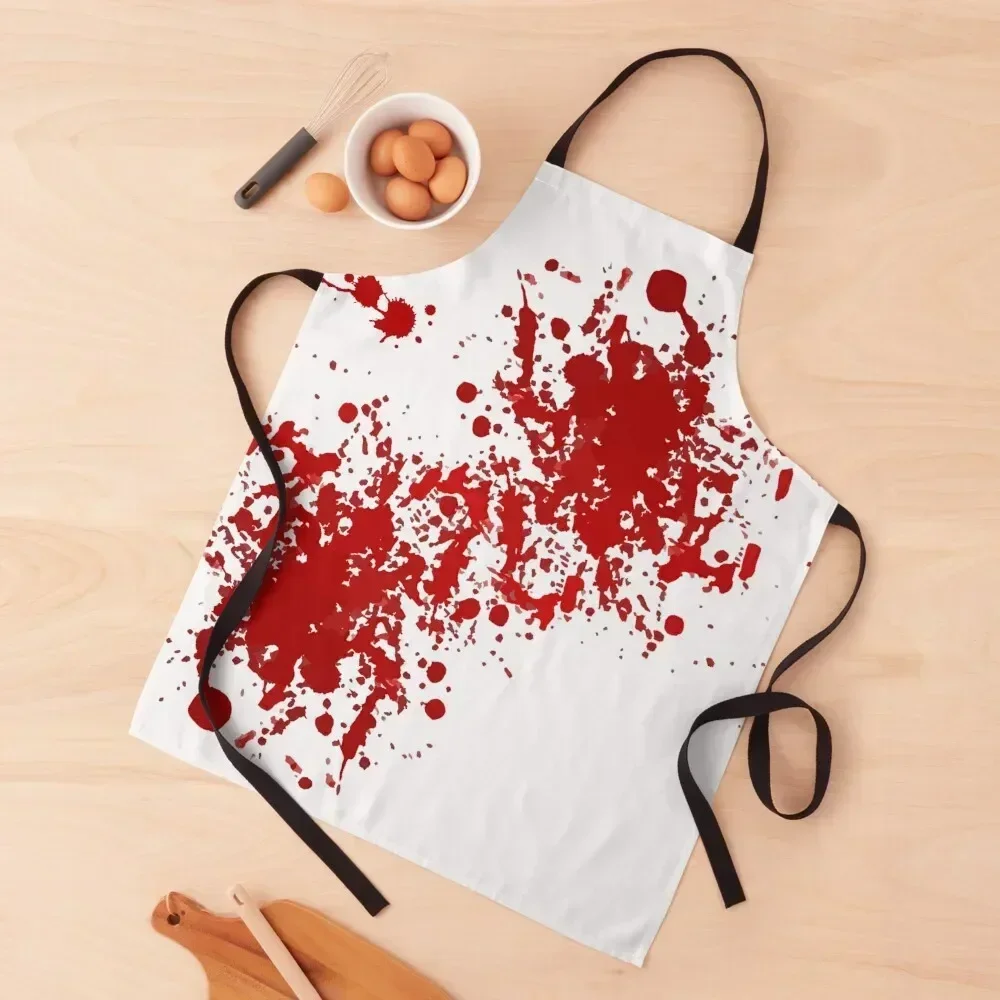 

Bloody Good Fake Blood Splatter Apron Smock for hairdressing All For Kitchen And Home Kitchenware Waterproof Apron