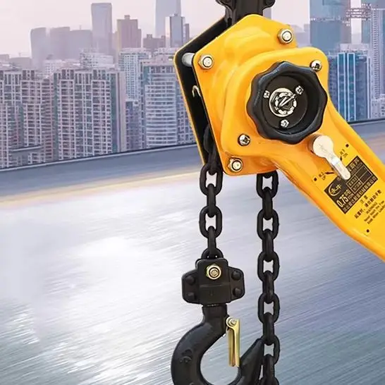 

1 T Pulling Wrench Hoist Manual Lifting Chain Hoist Hand Chain Hoist Hook Portable Lever Block inverted Chain Hoist Tightener