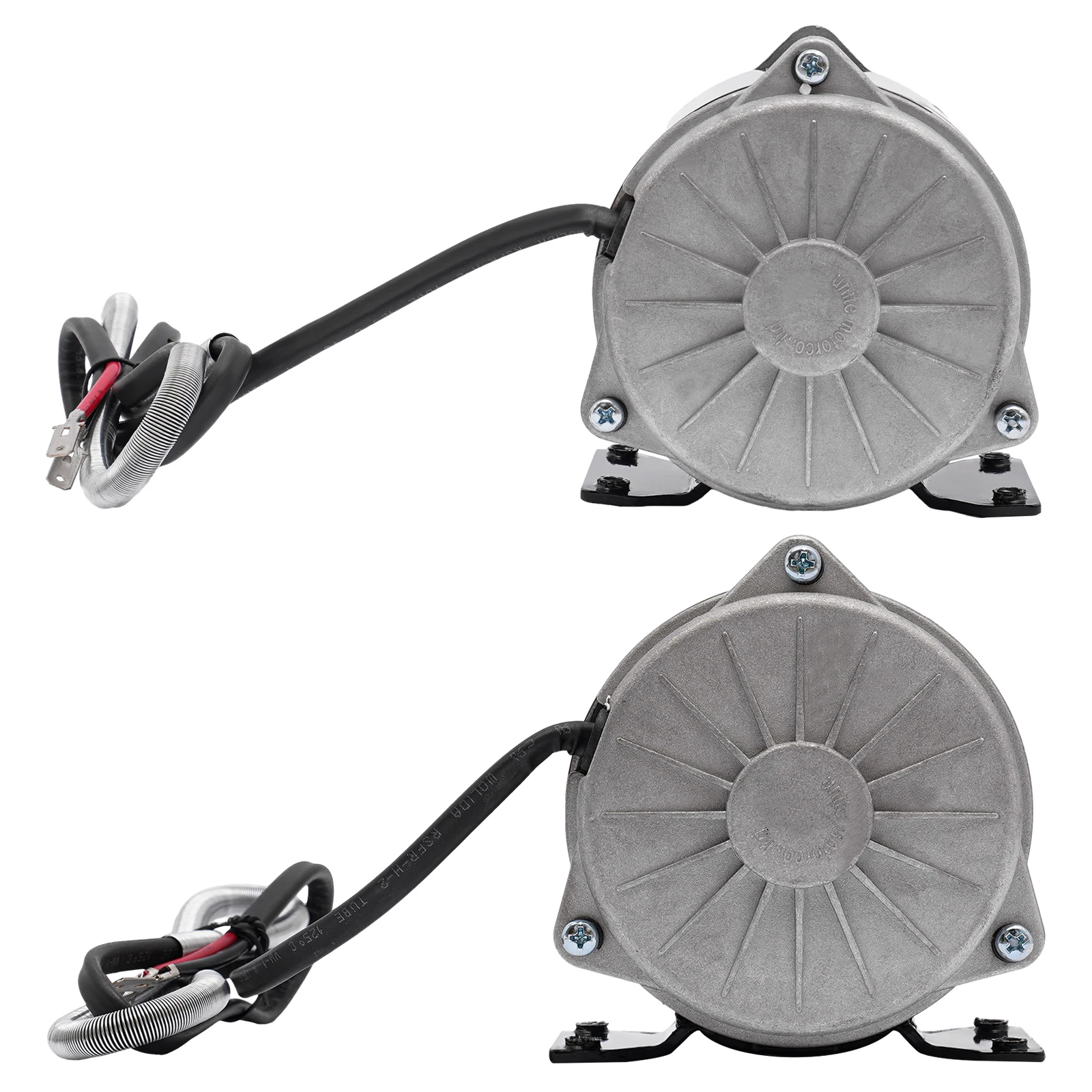 Silnik elektryczny z przekładnią MY1018E-D 24V |   Silnik szczotkowy DC 500W, kabel zasilający 1m, sprawność ≥78% Silnik szczotkowy 500W do roweru elektrycznego