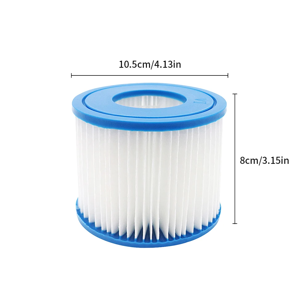 Cartucho de filtro tipo VI para piscina Bestway 58323 Flowclear Lay-Z-Spa - Miami Vegas Palm Springs, tamaño de repuesto VI