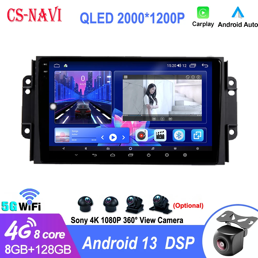 

Android для Chery Tiggo 3X tiggo 3 2 2016 -2018, автомобильное радио, стерео, мультимедиа, беспроводное Carplay, Android, автомобильная навигация, GPS, Wi-Fi