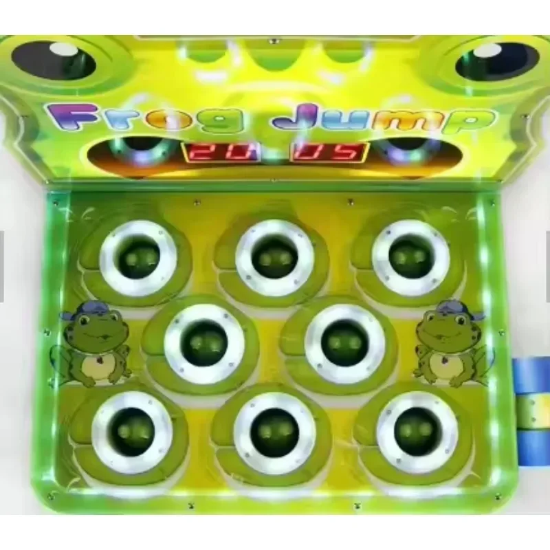 Coin Operated Whack A Mole Toy Arcade Game Machine Kids Hitting Hammer Ticket Redemption Toy Frog Arcade Game Machine