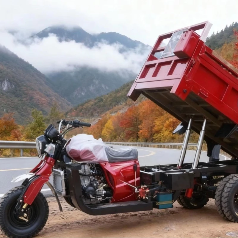 Wholesale Motorized Tricycle Adult Cargo Transport Tricycle High-power Three Speed Tricycle for Cargo Loading and Unloading