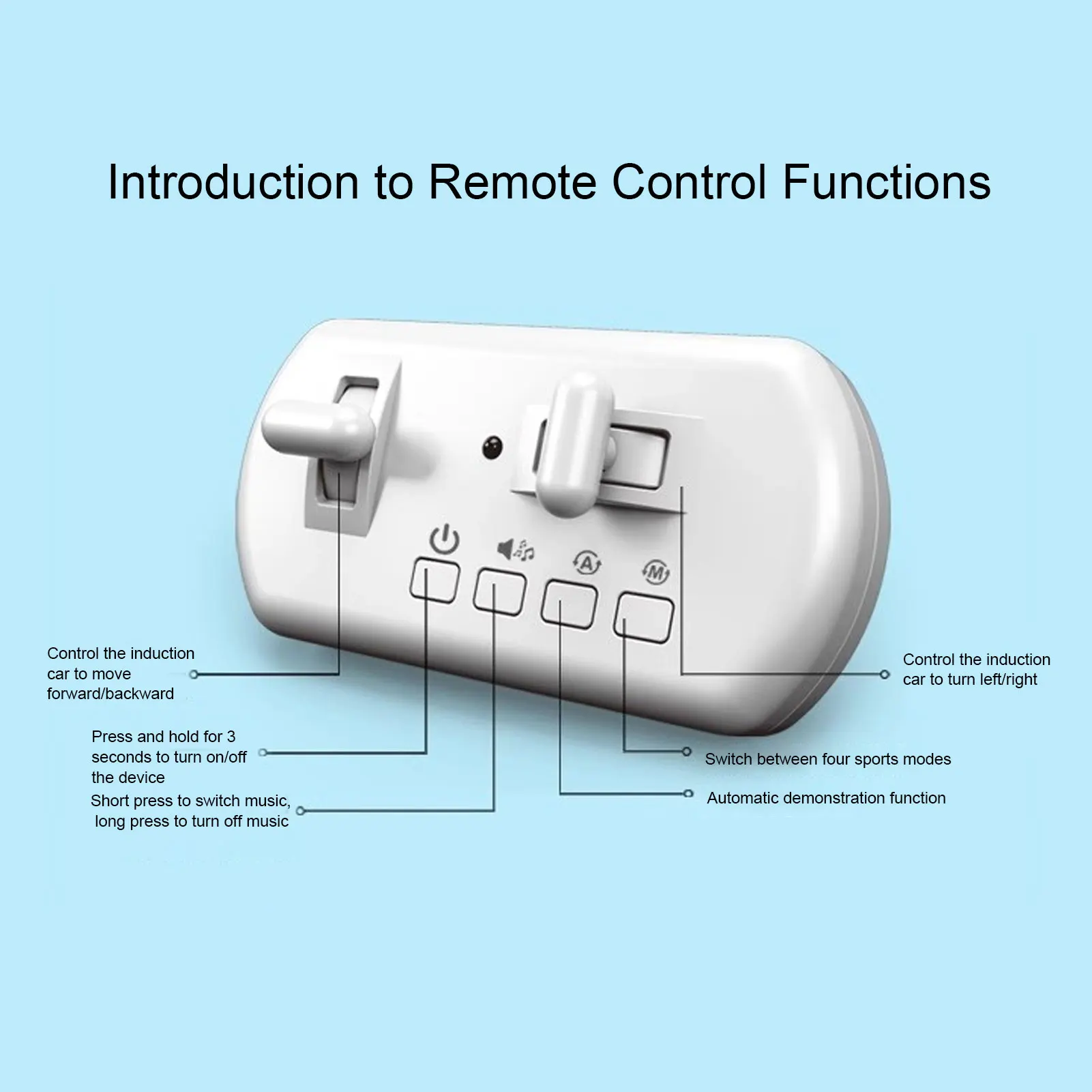 Magic RC Mini Bus Intelligent Remote Control Gesture Sensing Induction Follow Cartoon Car Smart Animation Vehicle Toys