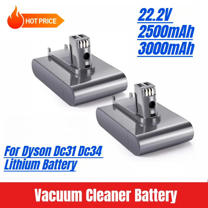 다이슨 DC31 DC34 리튬 배터리 22.2V 3000mAh 진공 청소기 배터리