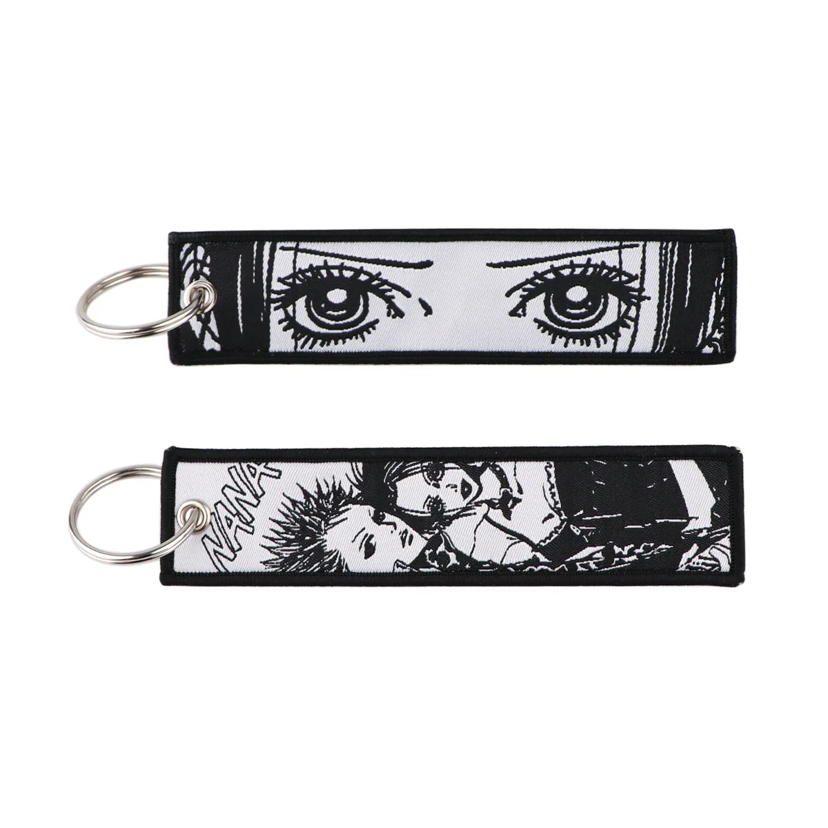 Anime bestickter Schlüssel JET Tag Schlüsselanhänger Cartoon Schlüsselanhänger Auto Motorräder Schlüssel Schlüsselanhänger Halter Schmuck Geschenke Anhänger Zubehör