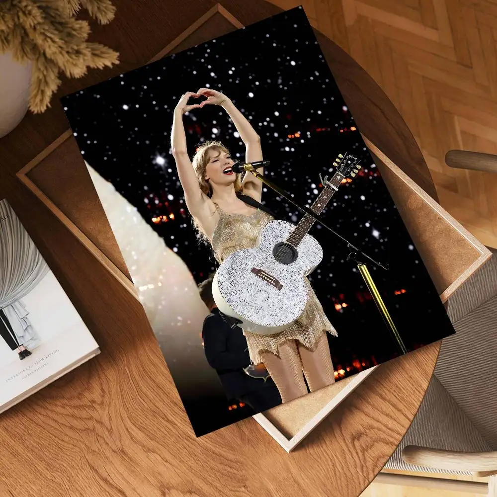 Hot Singer T-Taylor S-Swift Anime Posters Sticky Whitepaper Prints Posters Artwork Kawaii Room Decor - view 4