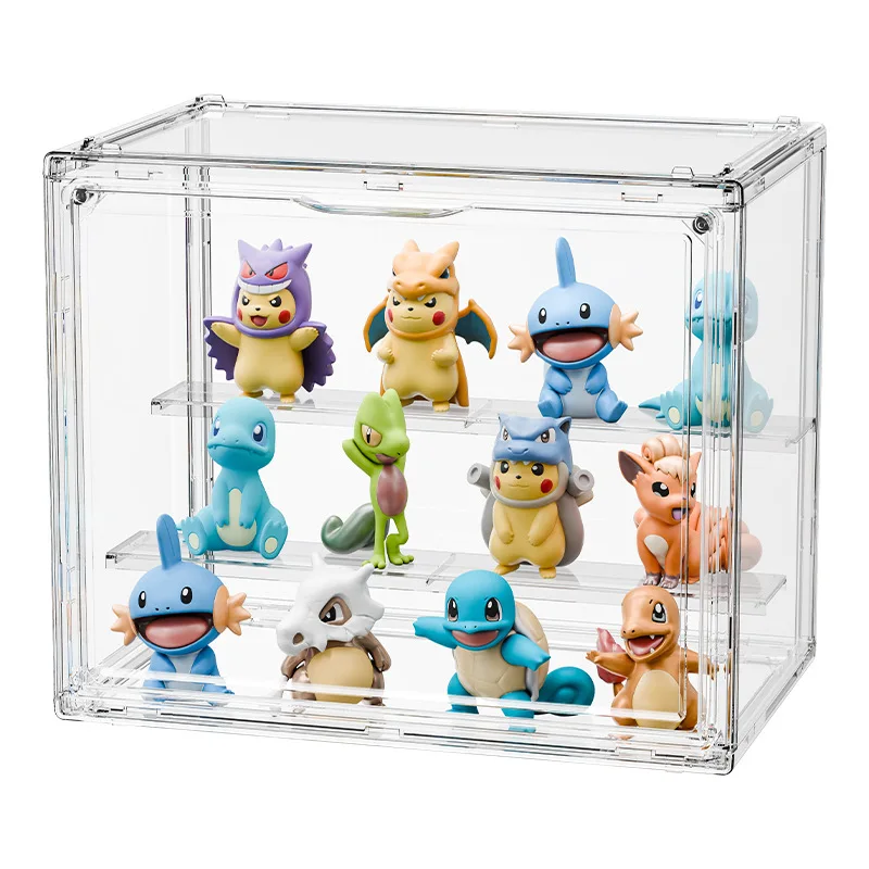 

Acrylic Organizer for Collectible Figure and Blind Box Toy Large-Capacity High Definition Transparent Miniature Display Case