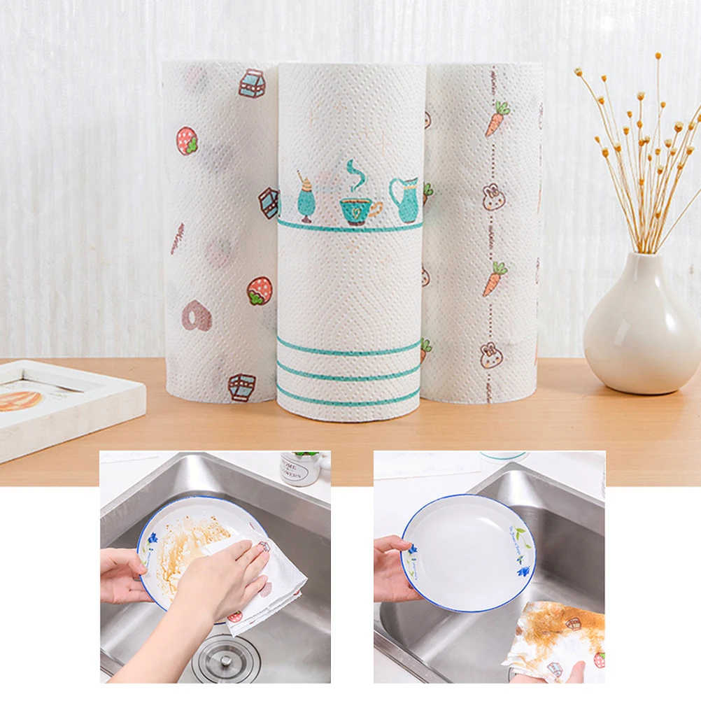 

1 Roll Multi-Purpose Disposable Kitchen Paper Hand Drying Oil Blotting Butcher Paper Roll with Premium Absorbency for Kitchen (