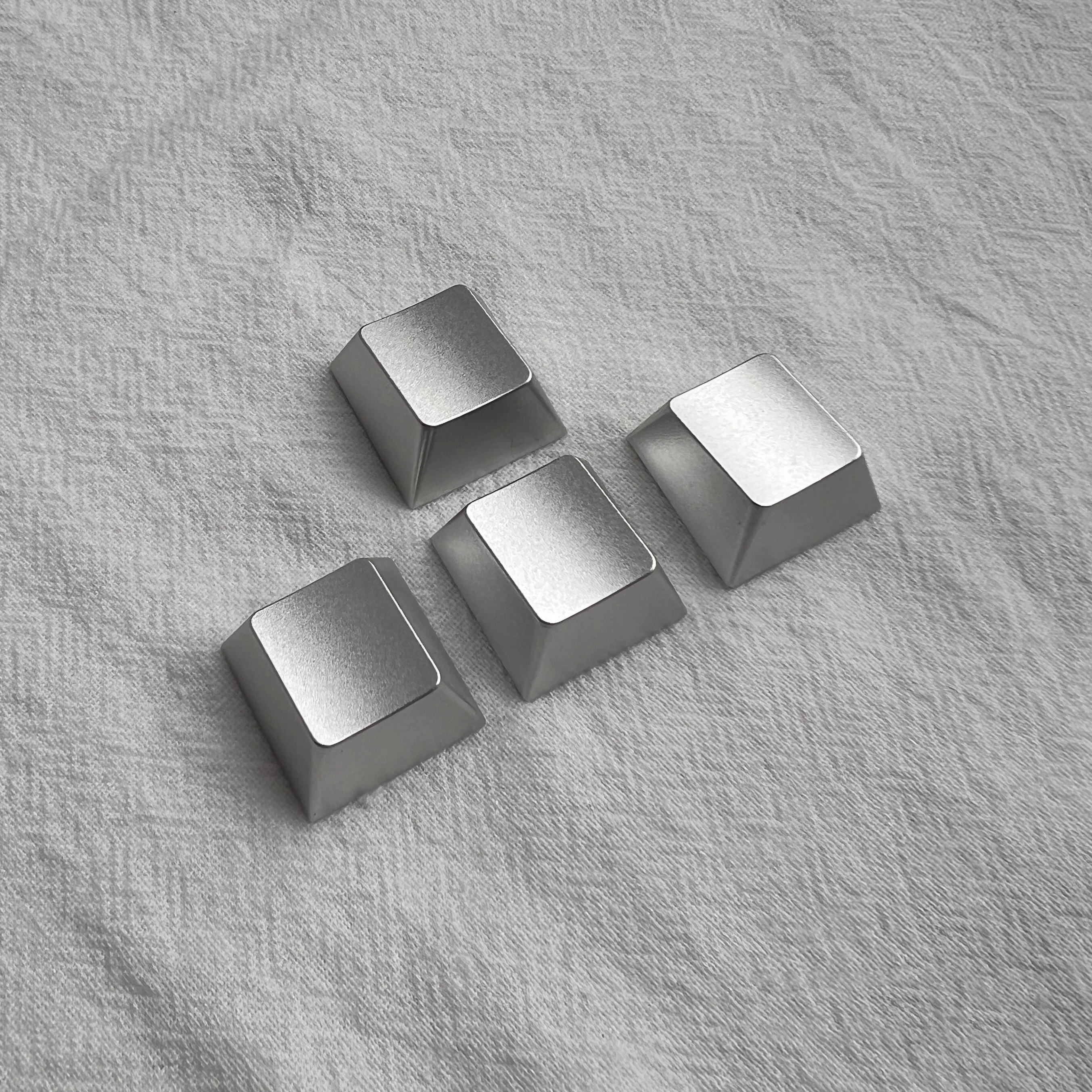 Aluminum Zolly No Letter Arrow Keycaps Cherry Profile Blank Metal Key Cap Mechanical Keyboards Silver Black Gold 1U Arrow Caps