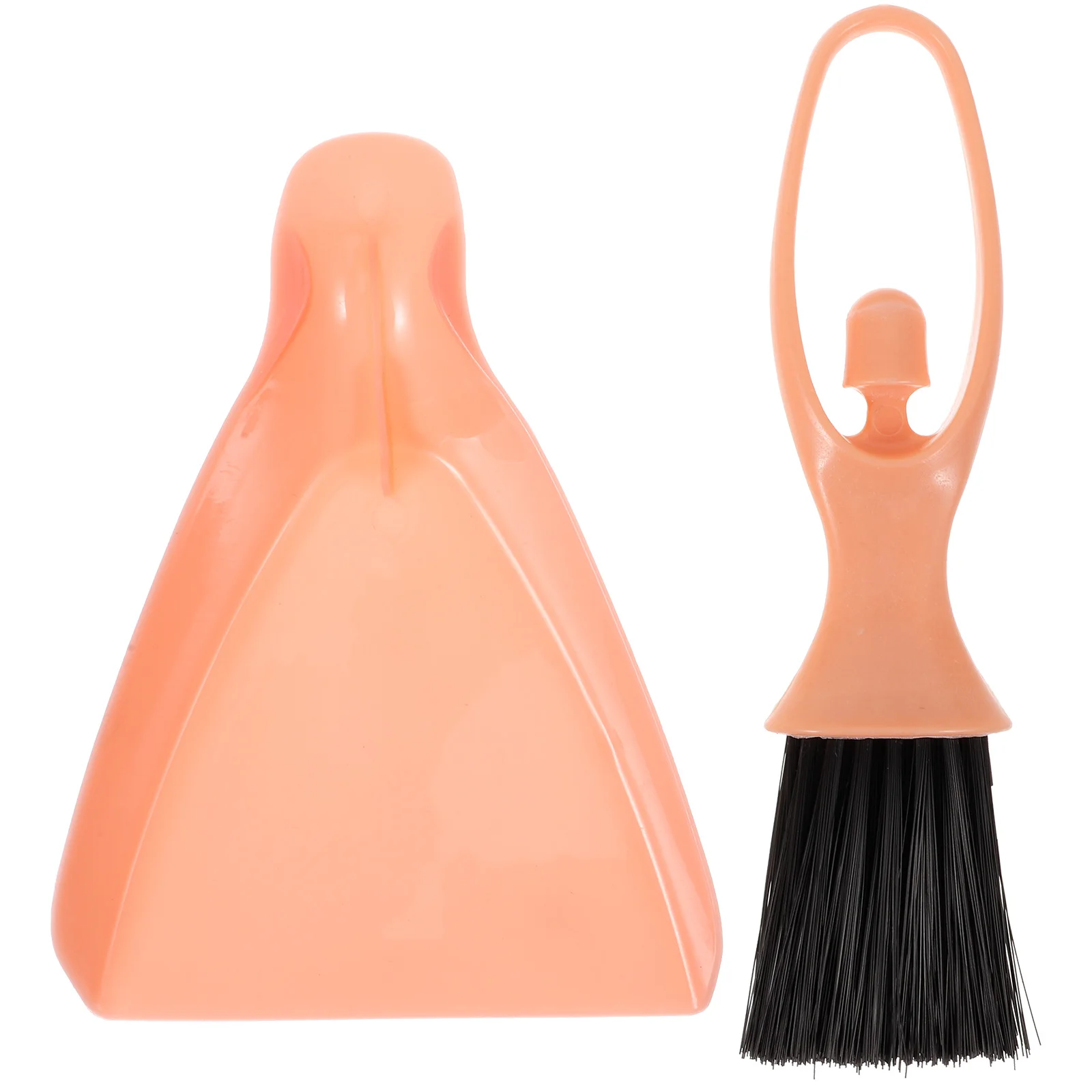 

1 set Small Broom Dustpan Set Plastic Cleaning Tool Animal Cage Brush Mini Handheld Pink Pet Supplies Household Dustpan