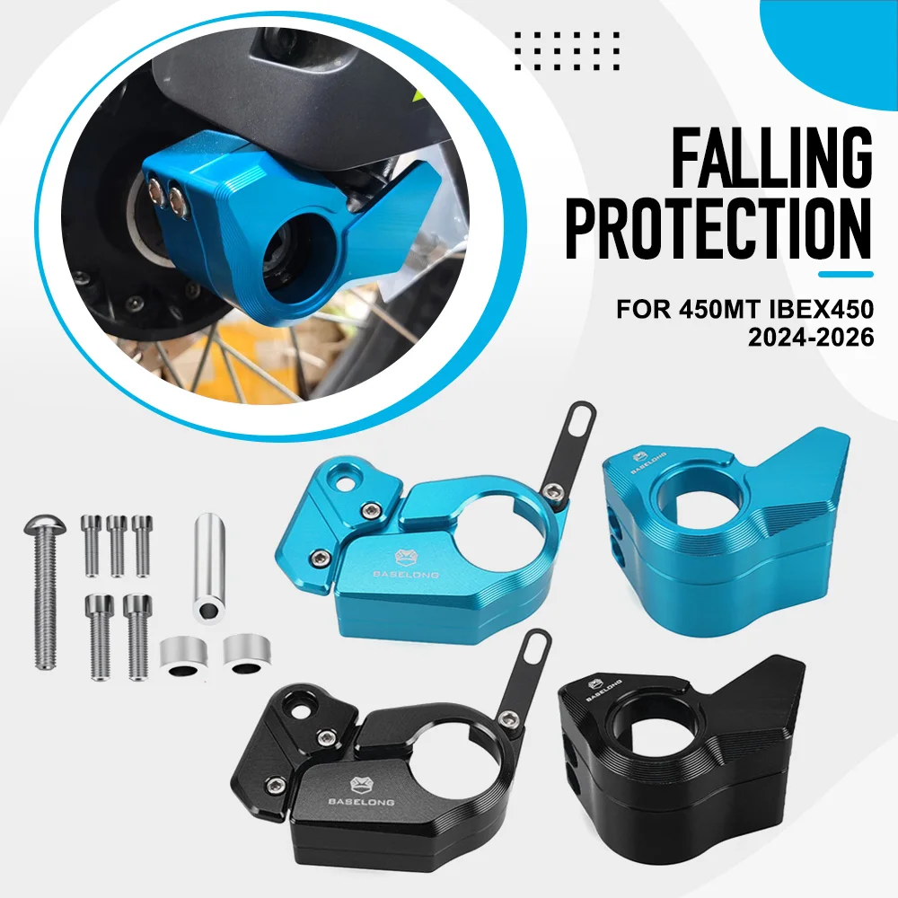 

450MT ABS Sensor Guard Fork Leg Guard Cover Fork Lower Shoe Protector FOR CFMOTO 450MT IBEX450 2024-2025-2026 IBEX 450 MT