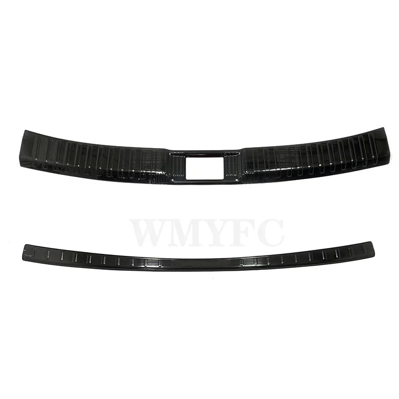 Stainless Steel Rear Door Bumper Protector Sill Plate Trunk Tread Plate Trim Car Accessories For Honda CR-V e:HEV PHEV 2023 2024