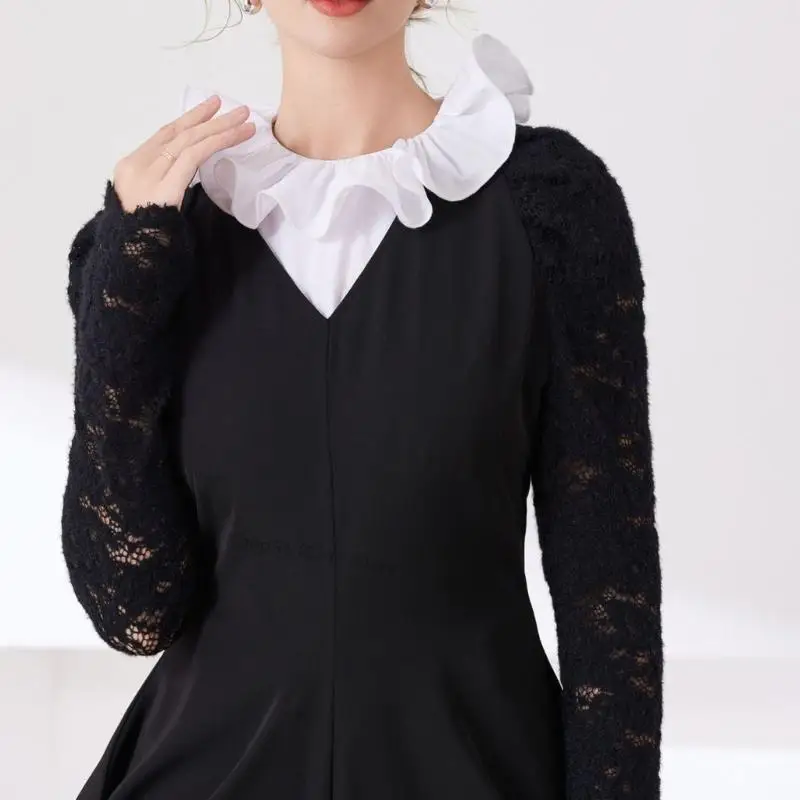 

Multiuse Detachable Collar Neckpiece And Cuff Sleeves Clothing Accessory for Professional Women Dress Sweater Decoration