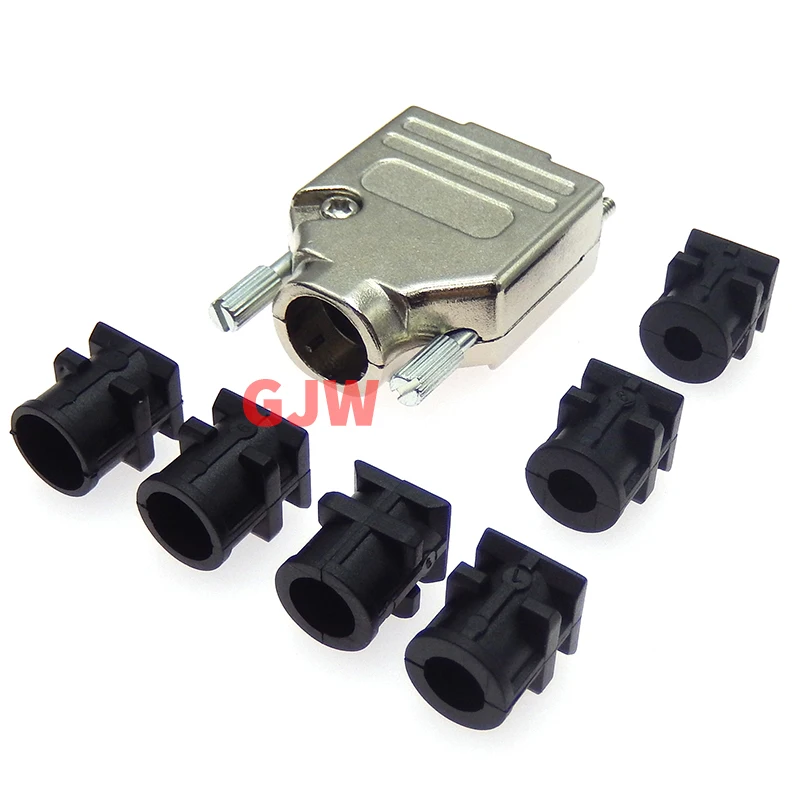 1set DB9 female MALE serial port CONNECTOR + metal shell Solder Type D-Sub RS232 COM CONNECTORS 9pin plug socket Adapter