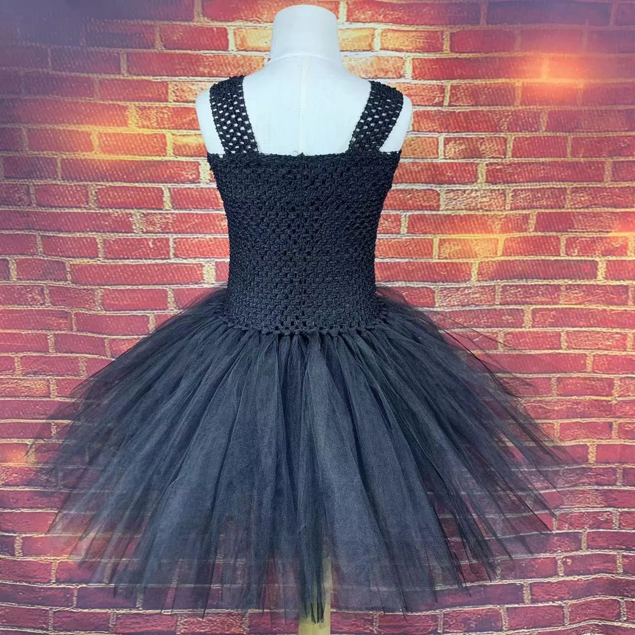 Girls Black Cat Tutu Dress Children Birthday Party Tulle Dresses Halloween Kitty Cosplay Costume for Kids Carniva Fancy Outfit view 4