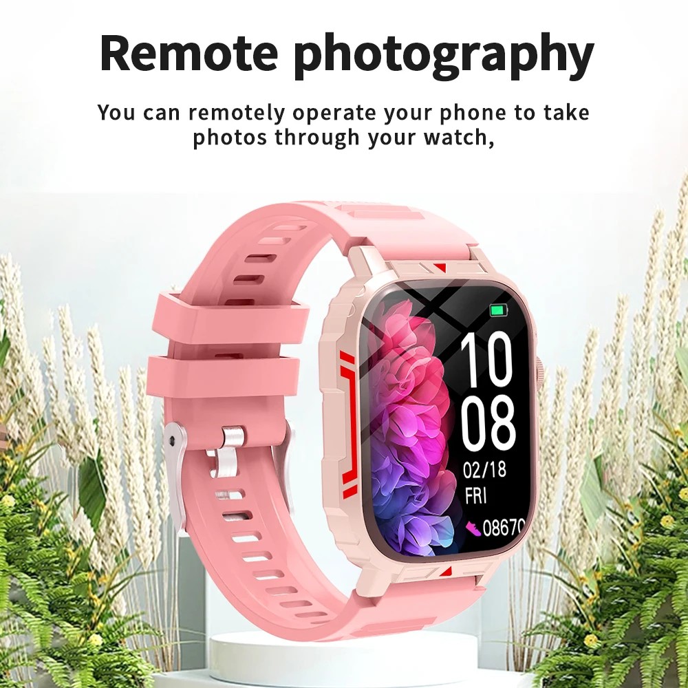 New Smart Watch 2.01''HD Touch Screen Sleep&Health BP Monitoring Bluetooth Call Fashion Sports Smartwatch For Women Men Gift