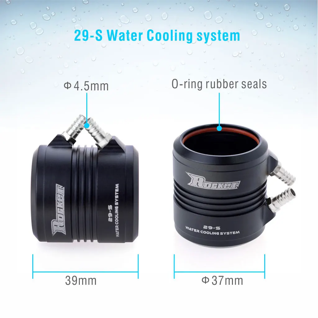 Rocket-RC 29 36 40 Water Cooling Jacket Cover for 2948 2968 3660 3670 3680 4074 4082 4092 5682 RC Boats Ship Brushless Motor