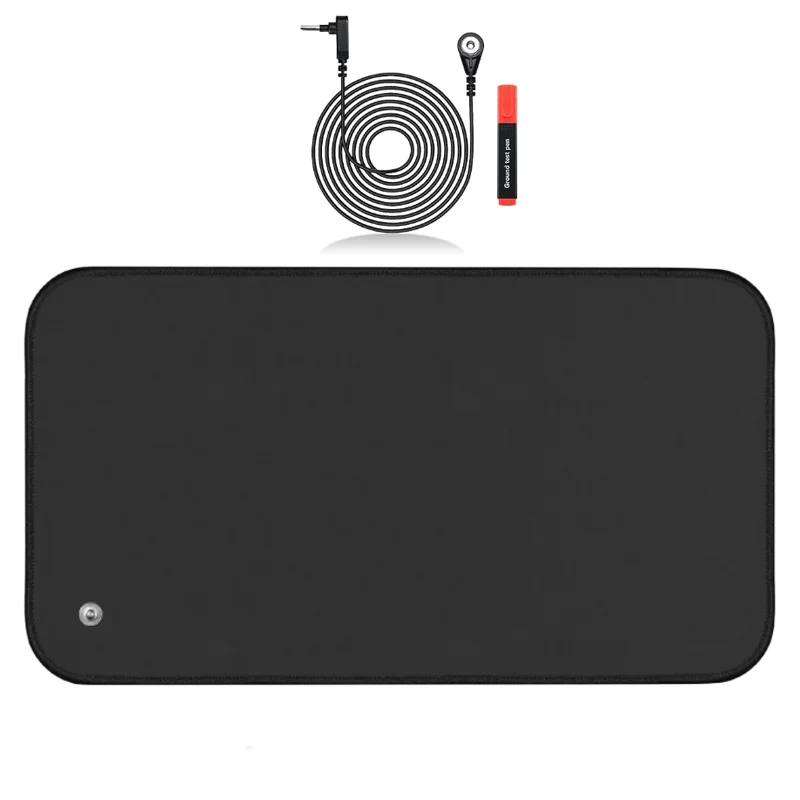 Grounding Mat for Sleep 30x60cm Wellness Natural Earthing Pad to Improve Circulation, Reduce Inflammation & Ease Pain/Anxiety