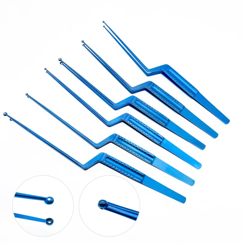 

Titanium Micro Tumor Forceps Tumor Grasping Forceps Ring head Neurosurgery Instruments