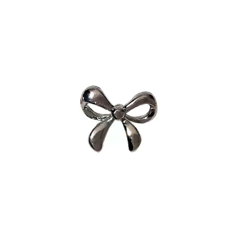 10 pezzi di lusso Kawaii Bow Nail Art Charms 3D lega giapponese papillon gioielli unghie strass decorazione accessori fai da te