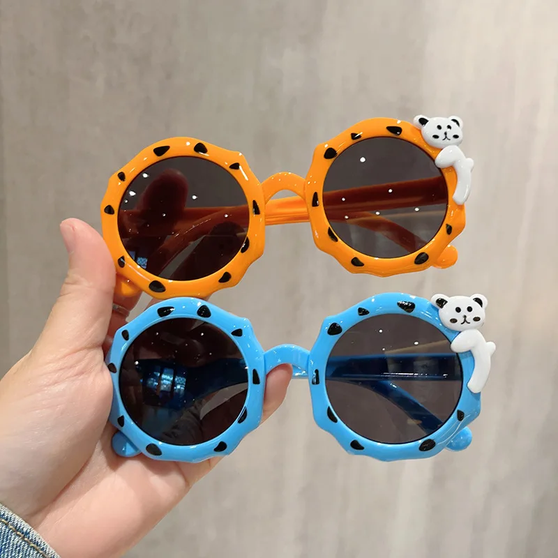 Classic Cartoon Sunglasses Koala Baby Frame Brand Designer Sun Glasses Girls Boys Gradient Colors UV Protection Eyewear UV400