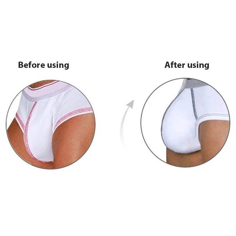 Intimo da uomo 3D con imbottitura sul cavallo costume da bagno Protecivce Pouch Pad per slip da nuoto all'interno del Pad in spugna anteriore