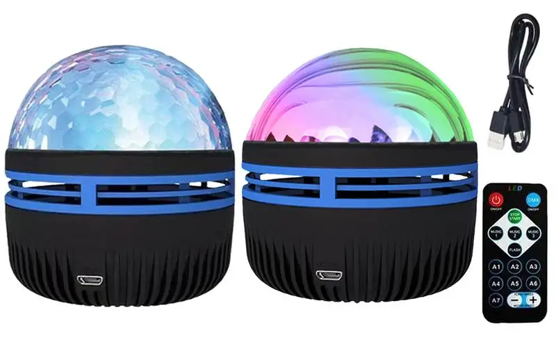 Northern Lights Projector LED Ocean Galaxy Projector 14 Light Effects USB Dimmable Remote Control Projector Night Light for room