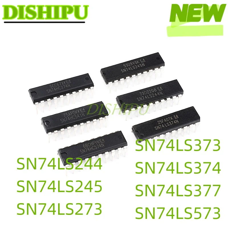 5PCS SN74LS244 SN74LS245 SN74LS273 SN74LS373 SN74LS374 SN74LS377 SN74LS573 chip integrated IC directly inserted into DIP-20