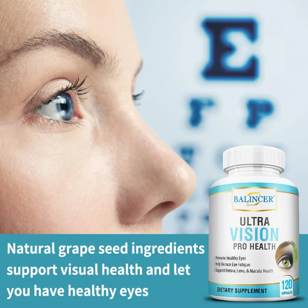 Lutein with Bilberry, Vitamin A and Zinc - Eye Health Supplement, Supports Vision and Retinal Health