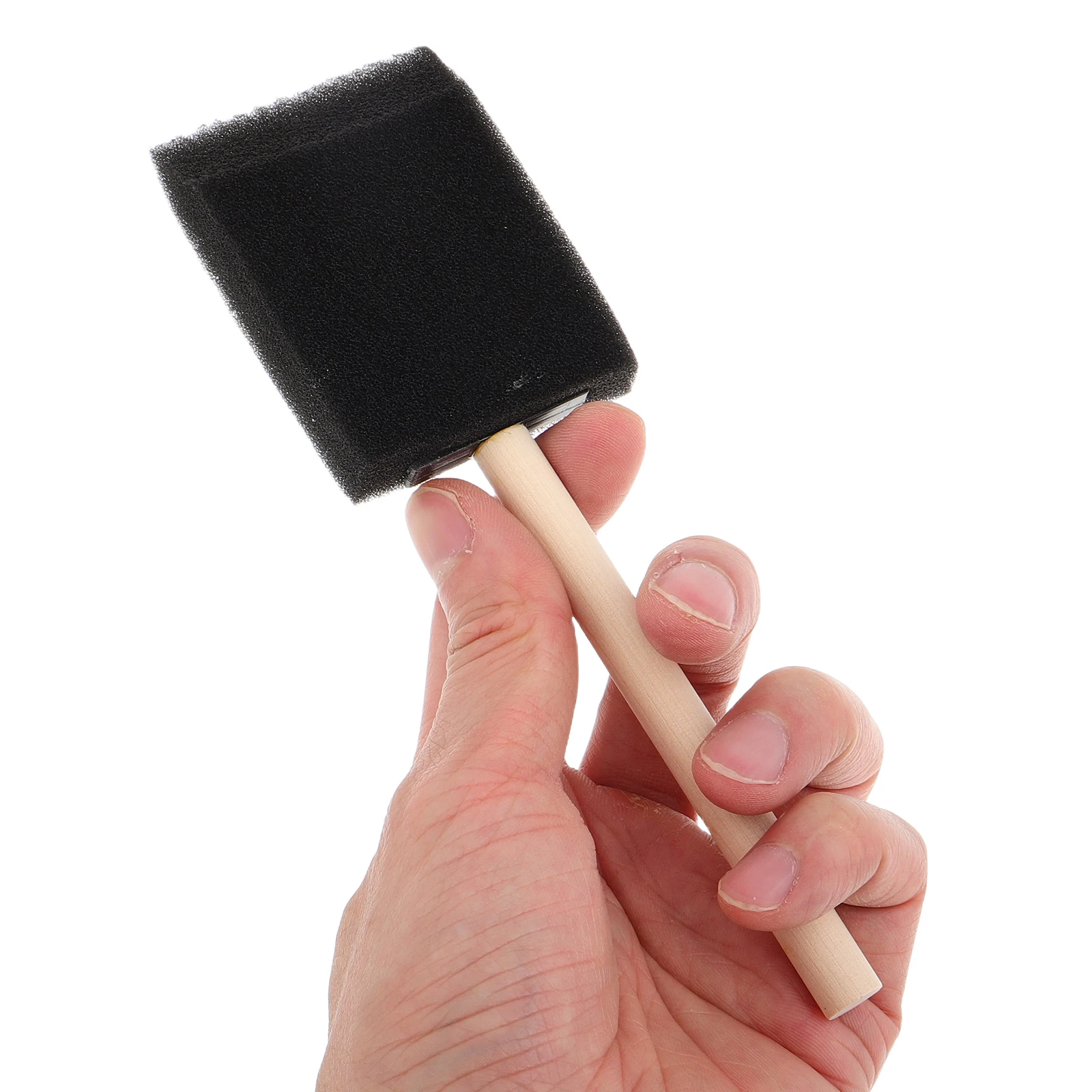 

6 Pcs Sponge Brush Art Paint Brushes Kids Painting Arts Craft Sponges Wooden Foam