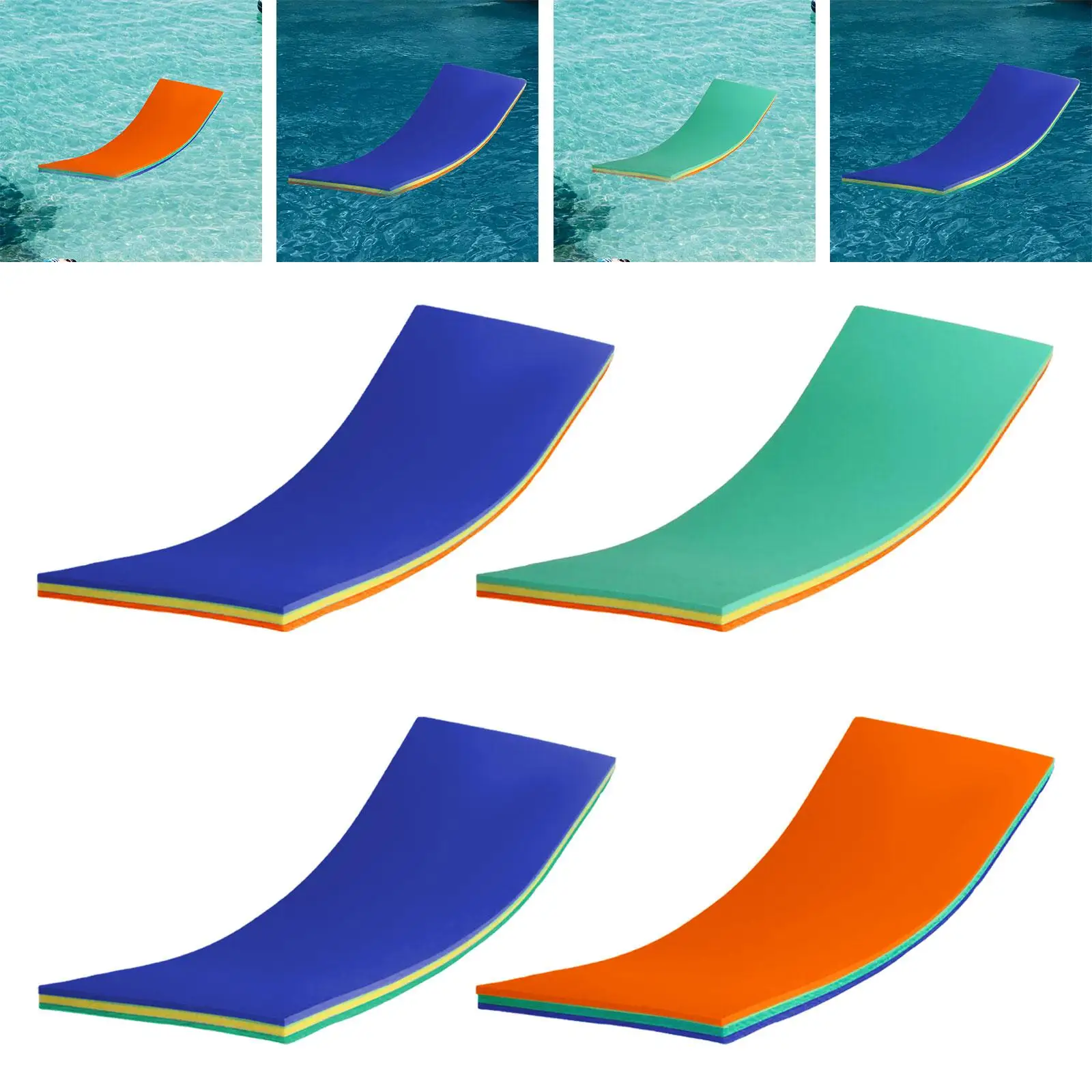 Polymères d'eau flottants, couverture de matelas à la dérive, radeau à flotteur à degré de déchirure, coussin de lit extérieur pour la navigation de plaisance