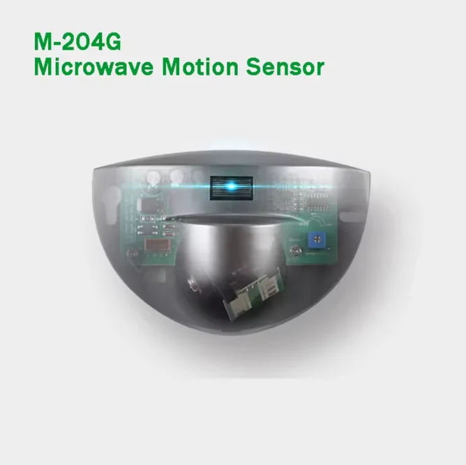 Sensor de movimiento de microondas, detector portátil inalámbrico para abridor de puerta automático, control de acceso antomático