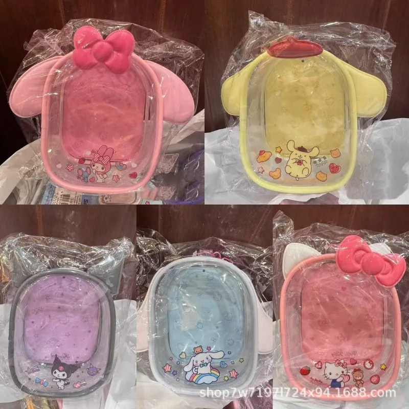 

Sanrio's Same Model KT Cat Melody Culami Cinnamon Dog Pudding Dog 13cm Storage Pain Bag Baby Bag Protective Cover