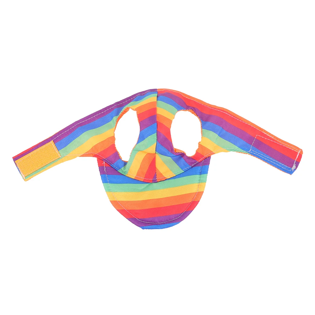 

Fashionable Rainbow Baseball Cap Pet Hat Breathable Comfortable Outdoor Sun Protection Hat for Dogs Cats Dog Hats for Small Dogs