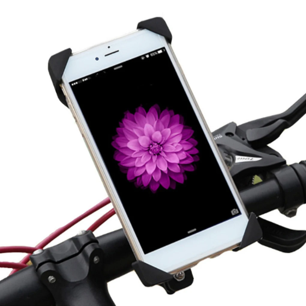 Phone Holder Portable Premium Material Durability Firm Phones Mount Handy Installation Chic Design Thicken for Bike Scooter