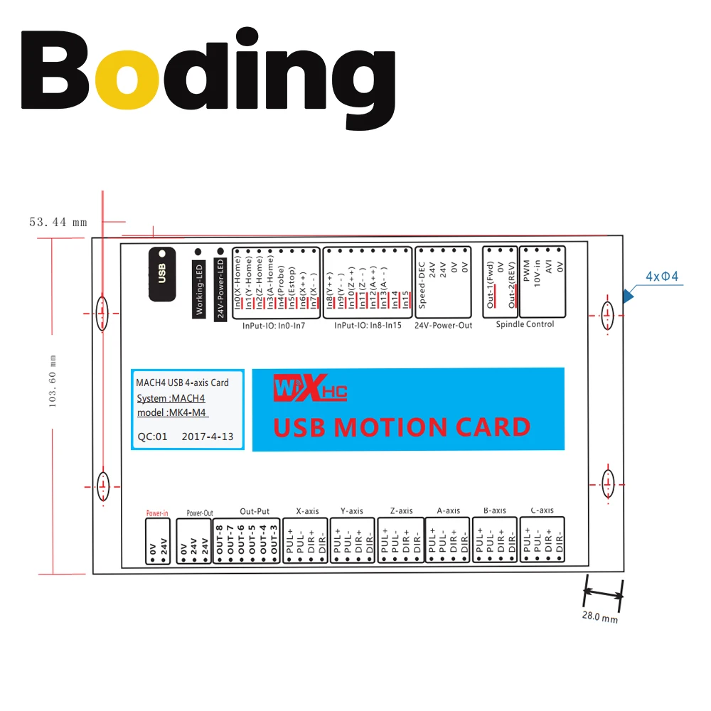 XHC Mach4 USB لوحة القطع 3 4 6 محور USB بطاقة التحكم في الحركة 2000 كيلو هرتز دعم Windows7 10 لآلة مخرطة CNC Enrgaver #2