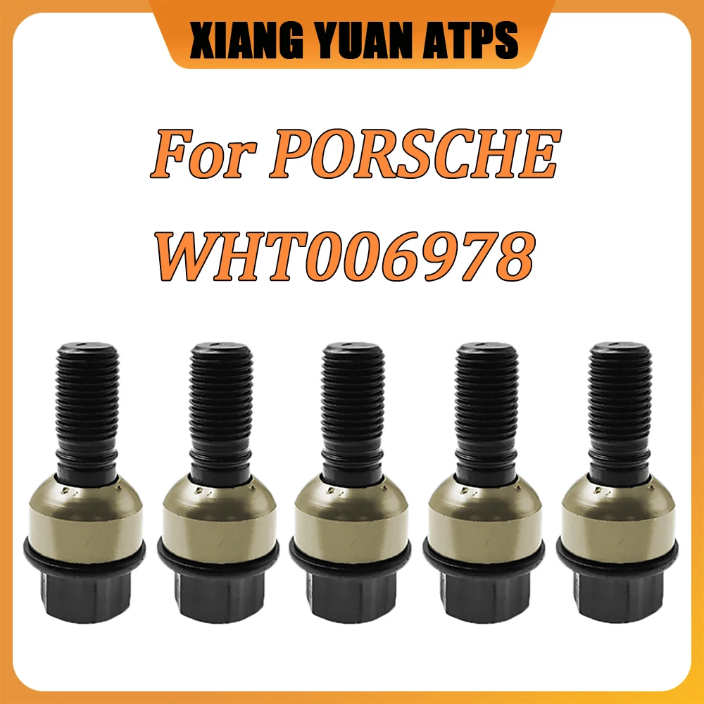 

1/4/5pcs M14*1.5*44 WHT006978 Wheel Lug Bolt For Porsche 911 997 Panamera Cayenne Boxster WHT 006 978 99736120301 99736120302