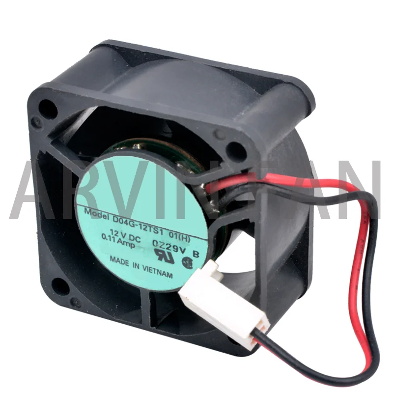 Brand New Original D04G-12TS1 4cm 40mm Fan 40x40x20mm DC12V 0.11A 2pin Cooling Fan For 1U Power Supply