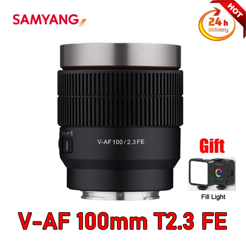 Samyang V-AF 100mm T2.3 FE Cine Lens AF STM Motor Full Frame Camera Len for Sony E Mirrorless Camera