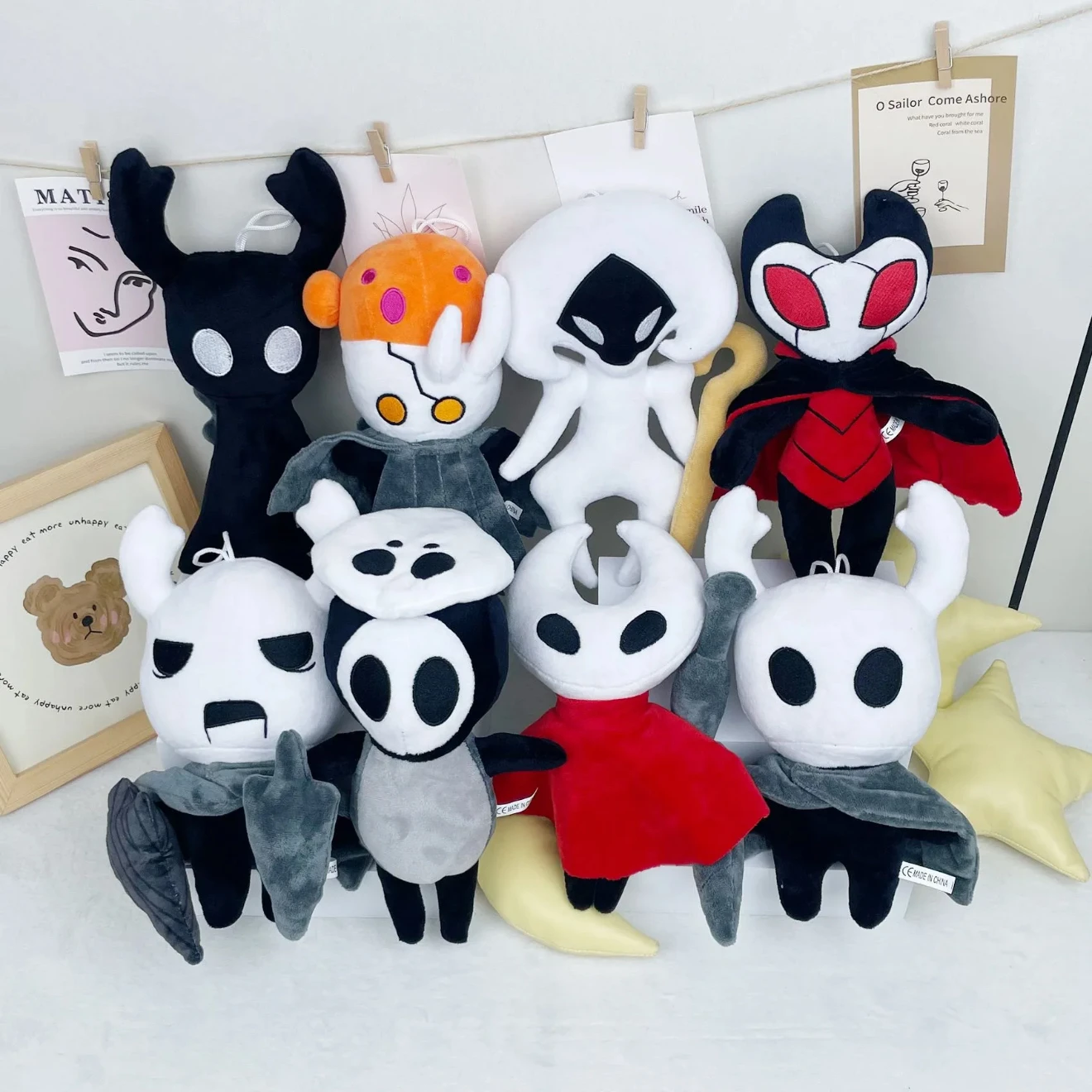ตุ๊กตา Hollow Knight ของเล่นตุ๊กตาผ้าพลัฌจากเกม Hollow Knight ของเล่นเด็ก ของขวัญวันเกิดและวันหยุด