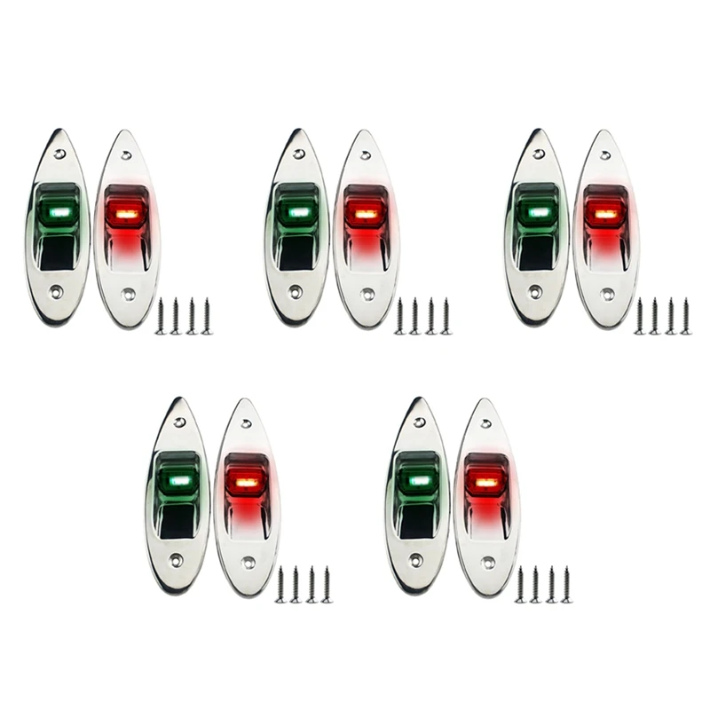 

10X LED Two-Color Signal Lights Marine Universal Navigation Lights Navigation Lights Boat Supplies