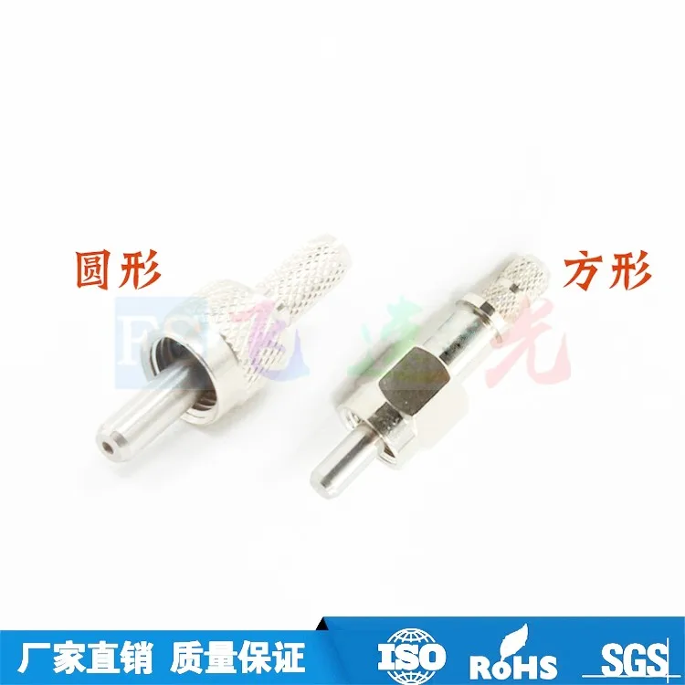 SMA fiber optic connector kits Metal ferrule 127um 230um 330um 430um 630um SMA905 can be customized FTTH ELINK 10pcs