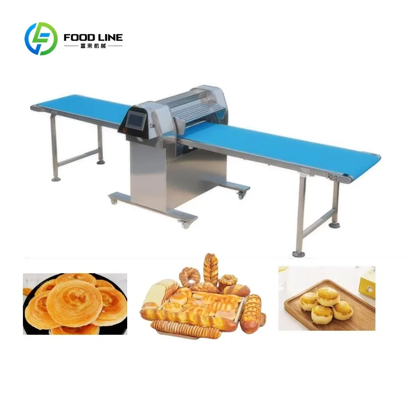 Customized Smart Pastry Sheeter Machine Servo Motor Automatic Dough Laminator for Croissant Danish Puff Pastry Line