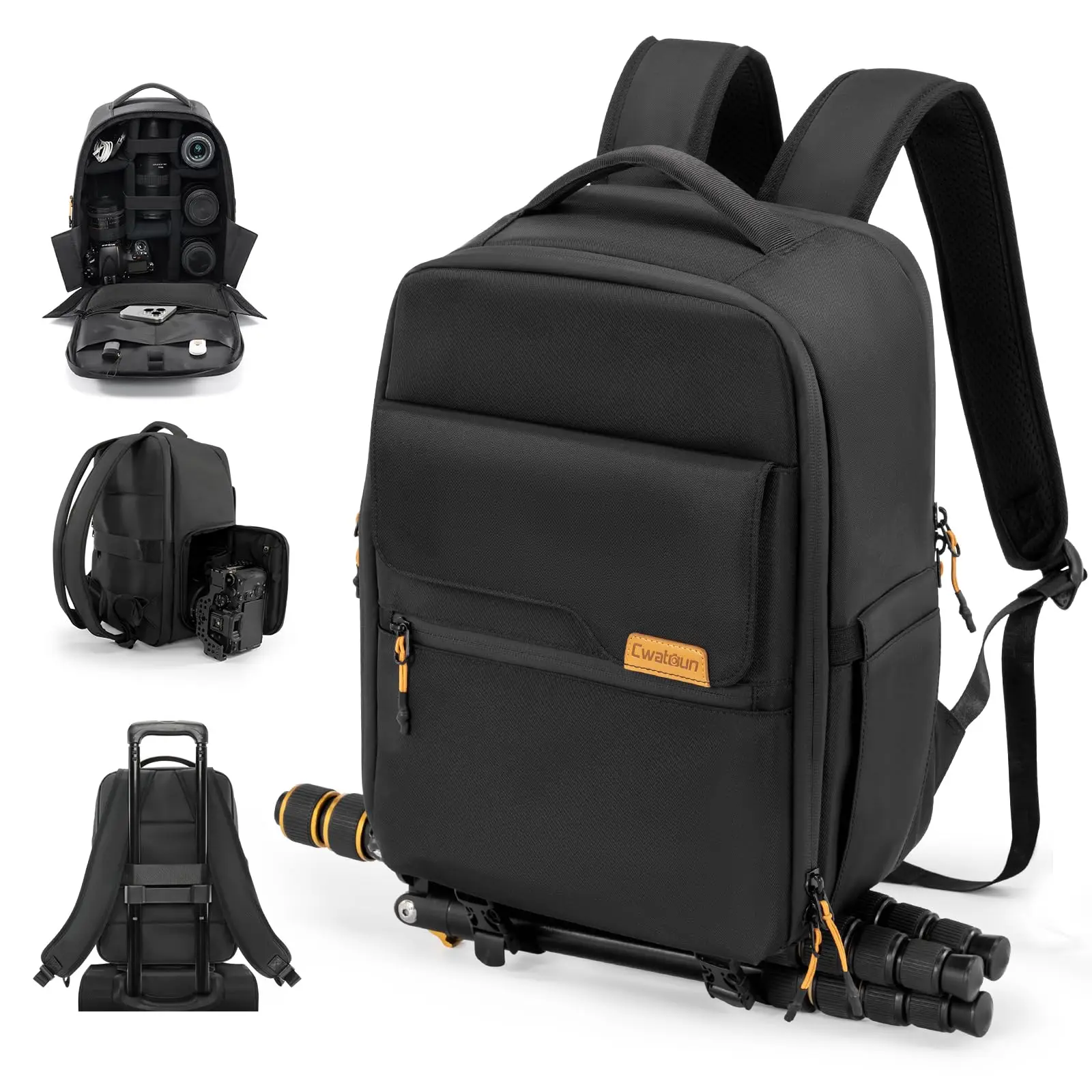 

Camera Backpack Waterproof Photography Bag Travel Backpacks for Canon Nikon Sony DSLR SLR Mirrorless Camera Lens Tripod Computer
