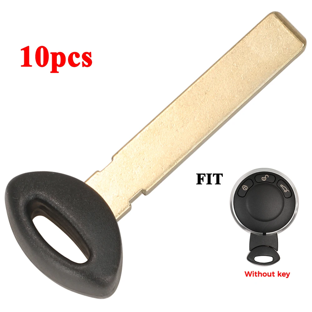 

Jingyuqin 10 шт., умный пульт дистанционного управления, лезвие автомобильного ключа для BMW Mini Cooper S One D Clubman Countryman Cabrio, замена брелока