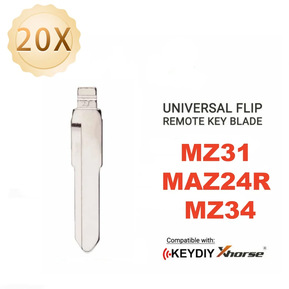

20 шт. КЛЮЧЕВОЕ ЛЕЗВИЕ MZ31 MAZ24R MZ34 27 # MAZ20R MAZ24 HU87R HU133 для mazda suzuki для пультов KD keydiy xhorse VVDI